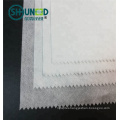 Fusible none woven interfacing fabric materials buckram micro dot woven interlining for cap